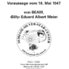 Voraussage vom 16. Mai 1947 von BEAM, ‹Billy› Eduard Albert Meier
