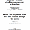 Was die Plejaren den Erdenmenschen wünschen (de/en)