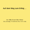 Auf dem Weg zum Erfolg