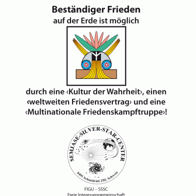 Beständiger Frieden auf der Erde ist möglich