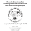 Über die Grundursachen der Religionen und des Glaubens und deren bösartige Folgen