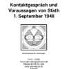Kontaktgespräch und Voraussagen von Sfath, 1. September 1948