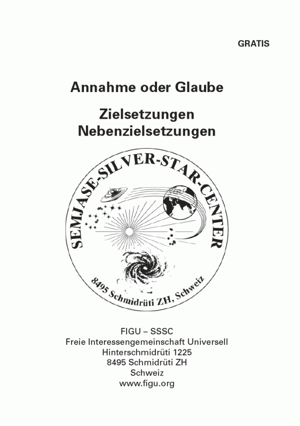 Annahme oder Glaube