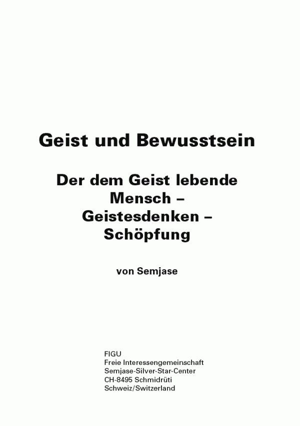 Geist und Bewusstsein