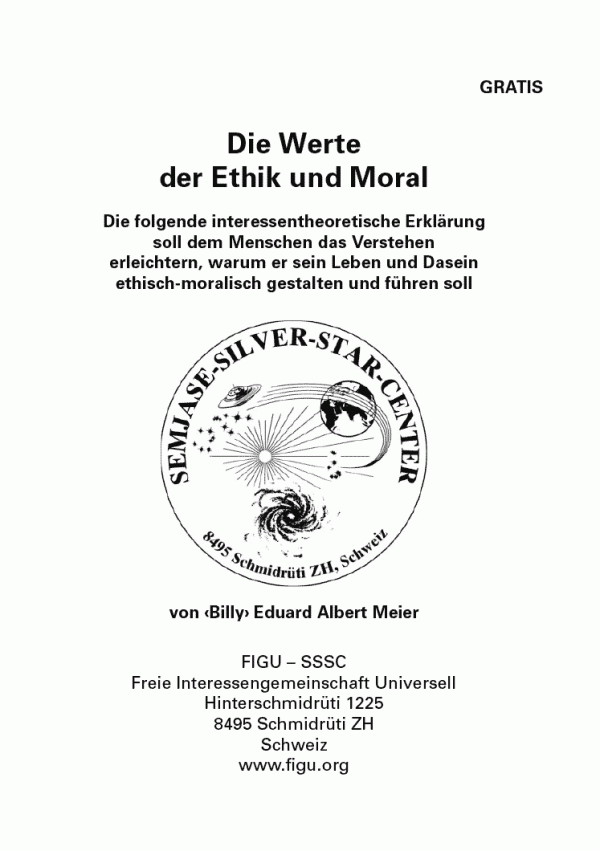 Die Werte der Ethik und Moral
